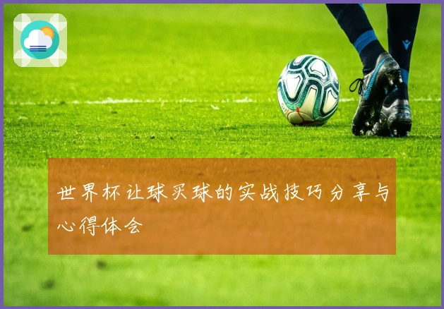 世界杯让球买球的实战技巧分享与心得体会